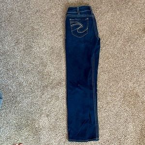 Silver skinny jeans